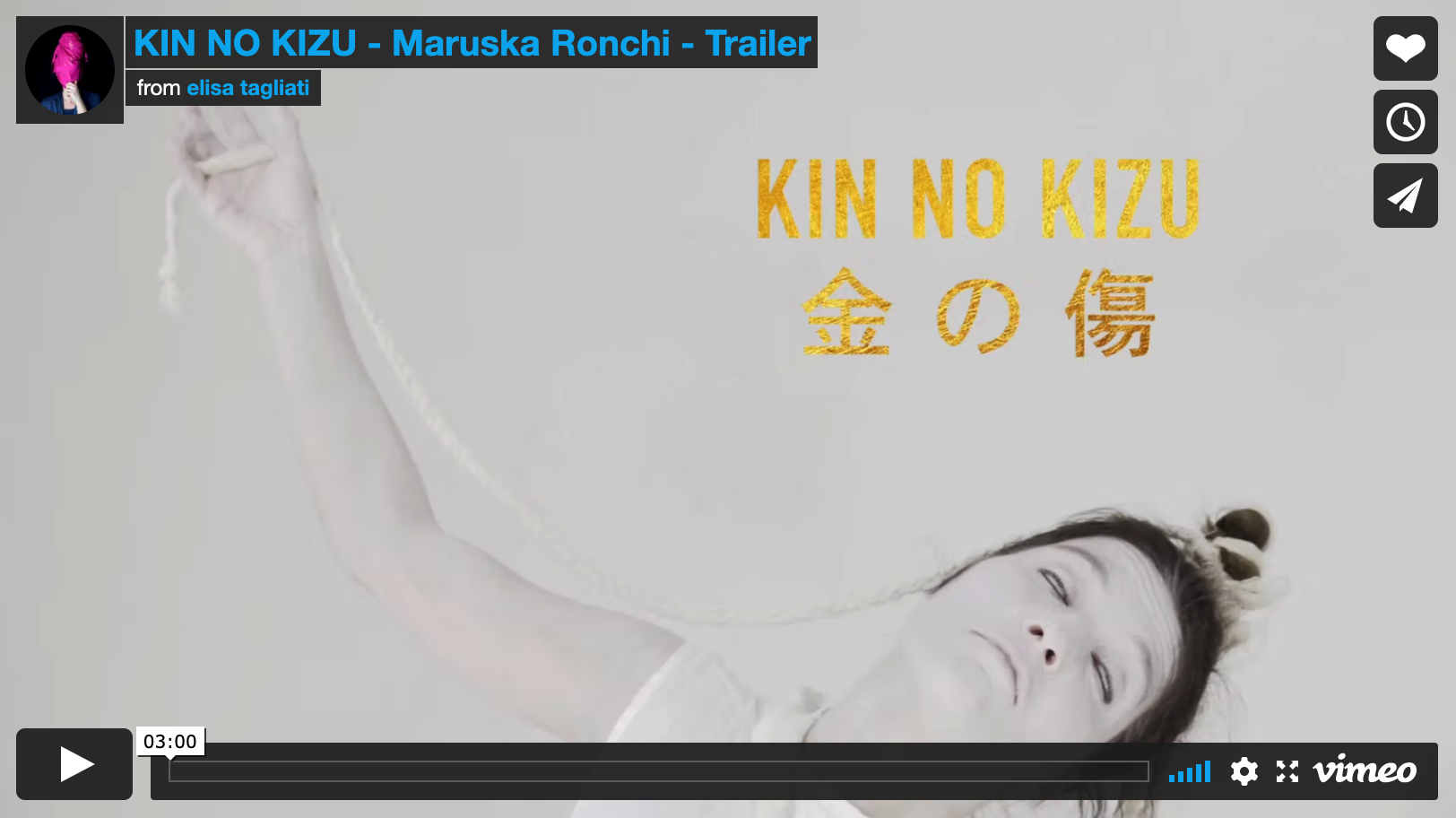 KIN NO KIZU - Maruska Ronchi - Trailer
